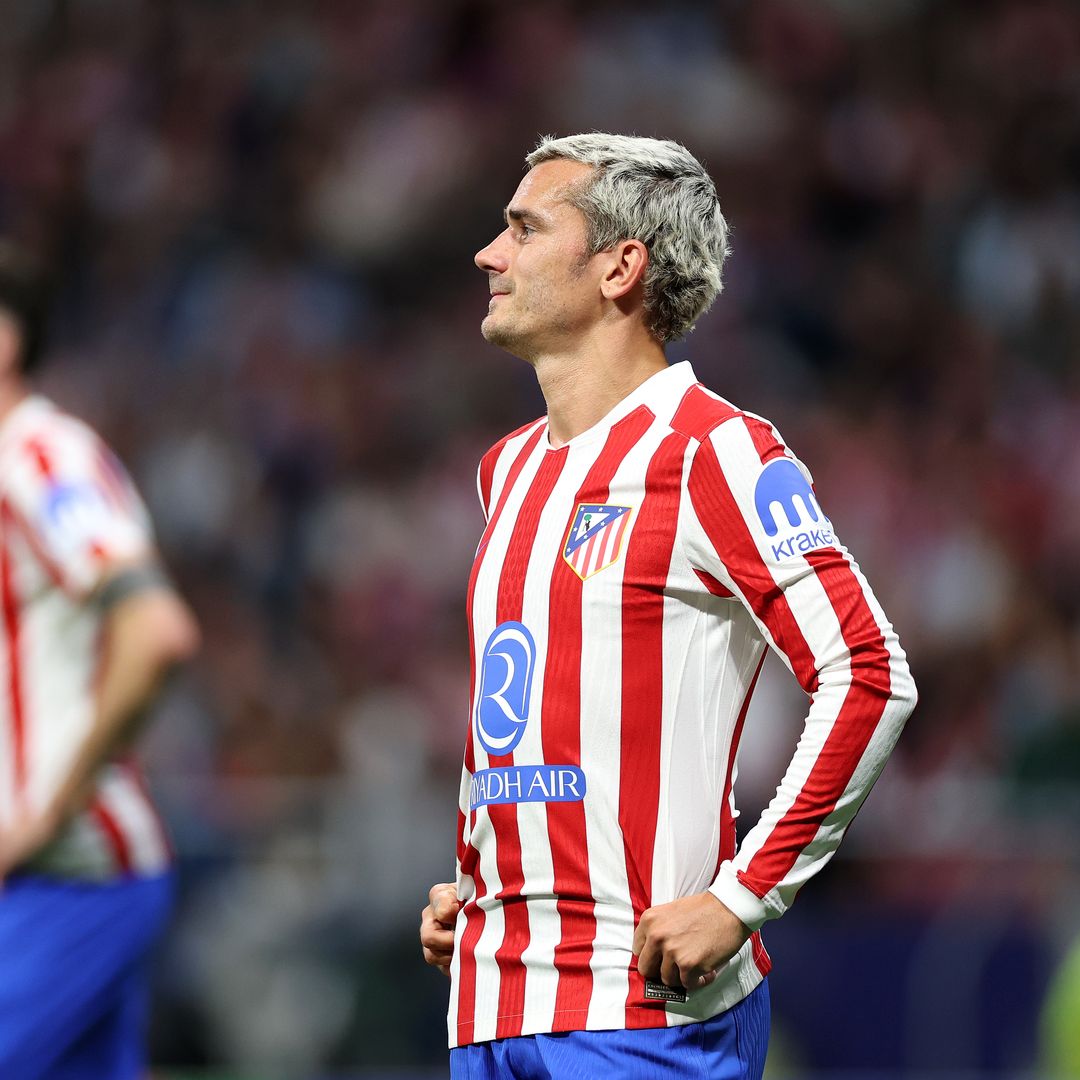 Antoine Griezmann, jugador del Atlético de Madrid, en un partido de Champions League.